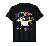 Cute Rainbow Unicorn Pediatric OT Occupational Therapy Gift T-Shirt