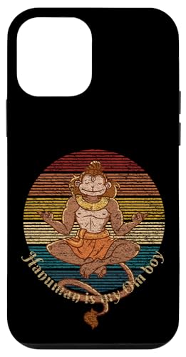 Funny Hanuman Is My Om Boy �q���h�D�[���̐_�Ɛ_�̃��@�i�� �X�}�z�P�[�X iPhone 12 mini �p