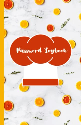 Password Book for Chefs: Internet Password Logbook (Small and Alphabetical)