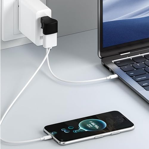 Image of Tobo USB C Splitter Adapter with Type-C 3.1 and USB-A 2.0, Supports 100W Fast Charging 20G Data Transfer 8K@60Hz Video Output, for Steam, Phone, Laptop, Tablet Black TD-1137CC