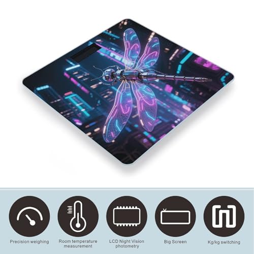 Báscula Digital para Baño Cybernetic Dragonfly 400 Lb miniatura 3