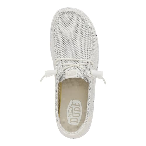 Image of HEYDUDE Women's Wendy Stretch Sox Slip On Loafer | Lightweight Stretch Mesh Easy On | Elastic Laces, Sock Like Fit