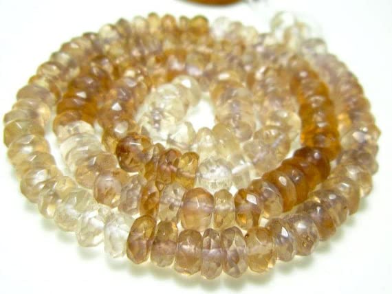 Imperial az rondelles 5mm LKBEADS, pierres facettées de grade AAA sur rang de 13 pouces