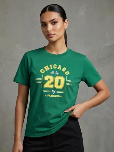Image of Nobero Women's Graphic Printed T-Shirt | Regular Fit 180 GSM Cotton Tee for Women | Comfortable Round Neck Casual Wear