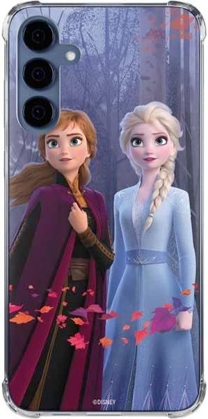 Skinit Clear Phone Case Compatible with Galaxy A35 5G - Officially Licensed Disney Frozen II Anna and Elsa Design