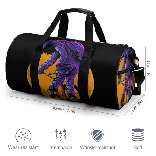 Sac de sport gym Vélo Spatial format voyage 45x23x23cm - 2