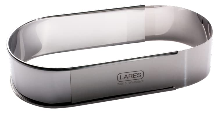 EKM Living Lares Backform oval verstellbar L: 28-40cm B: 15cm H:...