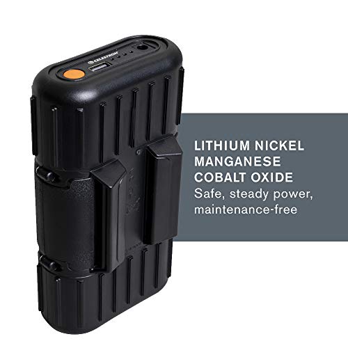 41Ui9UufkDL Celestron - PowerTank Lithium LT Telescope Battery – Rechargeable Portable 12V Power Supply for Computerized Telescopes - 8 hour capacity/73.3 Wh - 1 USB Ports - Image 5