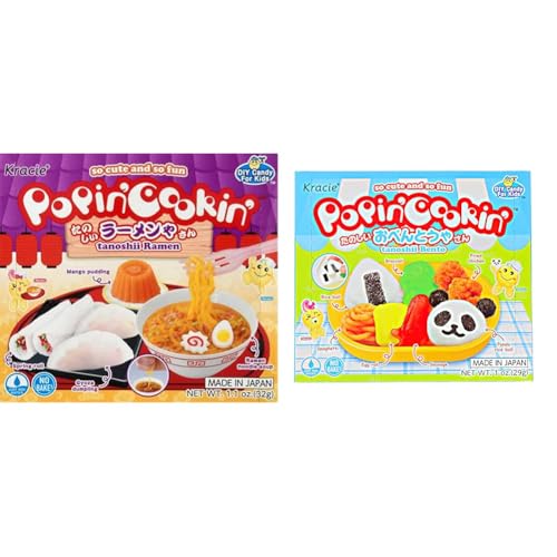 Kracie Popin Cooking DIY Candy Making Kit Bundle - Ramen (1.1 Ounce) and Bento (1 Ounce) Japanese Candy Sets image 2