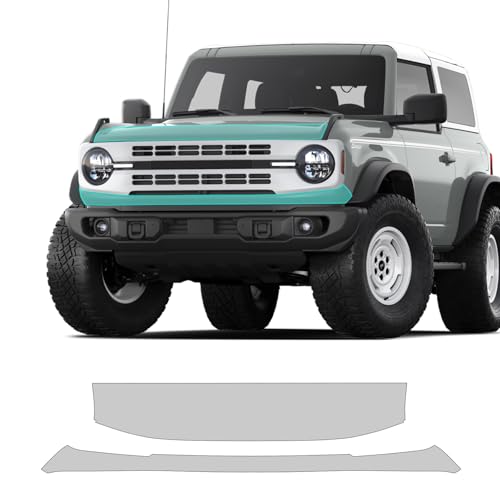 Paintville for Bronco 2021-2024 TPU PPF HD Clear Paint Protective Film Custom Fit Anti Scratch Self Healing Shield Guard Car Finishing Accessories for Mini Bumper Center Section