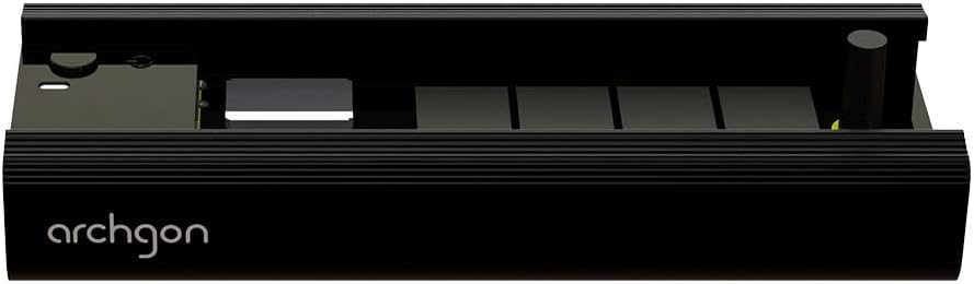 Archgon MSD-3100 Station D'Accueil SSD Externe NVMe/SATA - Compatible M.2 2242/2260/2280, USB 3.2, Aluminium Noir