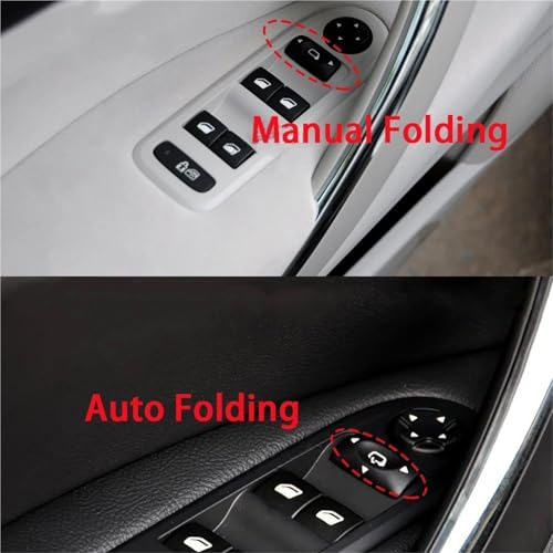 Interrupteur lève-vitre pour Peugeot 308 508 et Citroën C5 avec commande de rétroviseur rabattable - 4