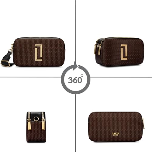 Image of Lavie Luxe Women's Mono Fenny Crossbody Sling Bag | Ladies Purse Handbag | Gift for Women