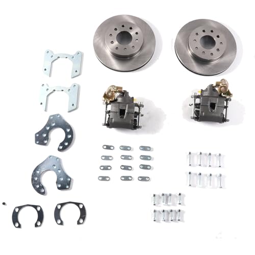 Yeedaky Bolt-On Rear Disc Brake Kit w/E-Brake Caliper For Ford 9 Inch Fit for Axle housings with minimum axle offsets of 2-3/8