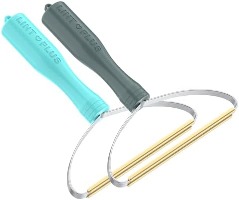2Pack(Blue,Green) LINTPLUS Pet Hair Remover Carpet & Deep Cleaner Pro Pet Hair by LINTPLUS,Special Pet Hair Multi Fabric Edge and Carpet Brush for Couch, Pet Towers and Rugs