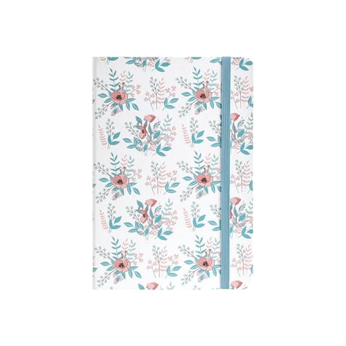 Joucien A5-Creative and personalized business work notebook, student classroom stationery learning notebook-Lantian flower cluster