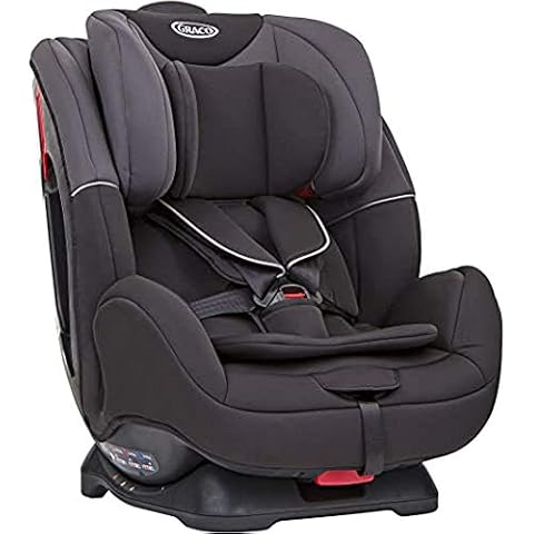 Graco Enhance Baby Car Seat, Highback Booster, Group 0+/1/2, Birth to 7 Years Approx, 0-25 kg, Black, Grey Cover