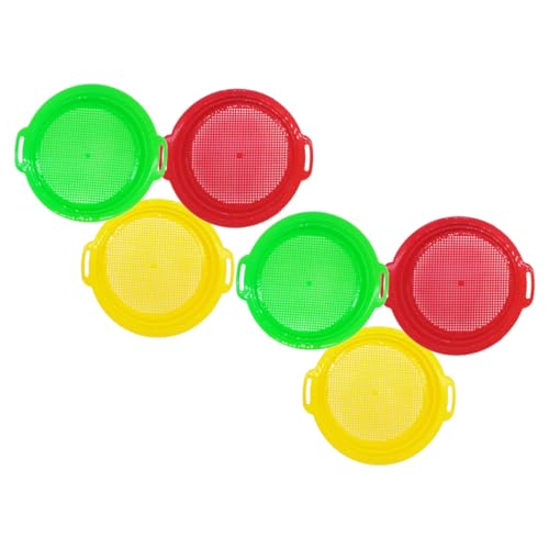 HANABASS 6pezzi Setaccio Per Sabbia Da Spiaggia Kit Setaccio Per Rocce Giocattoli