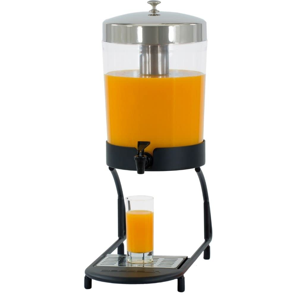 Casselin Negro - Cdj8 Dispensador De Jugo 8L, 0 W, Stainless Steel,