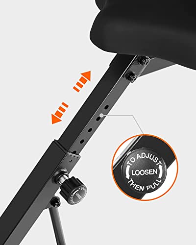 UREVO Faltbares Heimtrainer für Zuhause, Fitnessrad mit 150 kg Kapazität, zusammenklappbare Indoor-Fahrräder mit 16… – Bild 5