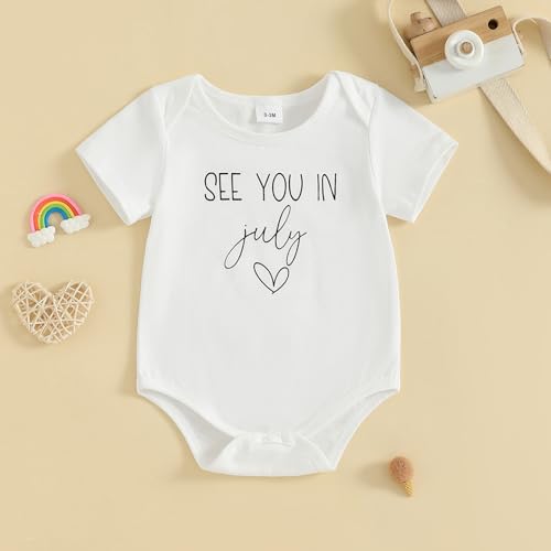 Image of woshilaocai Baby Announcement Bodysuit Pregnancy Reveal for Family | Pregnancy Reveal Ideas&New Baby Surprise for Grandparents, Husband, Aunt, Uncle, Gender Natural Romper, Funny Announcement