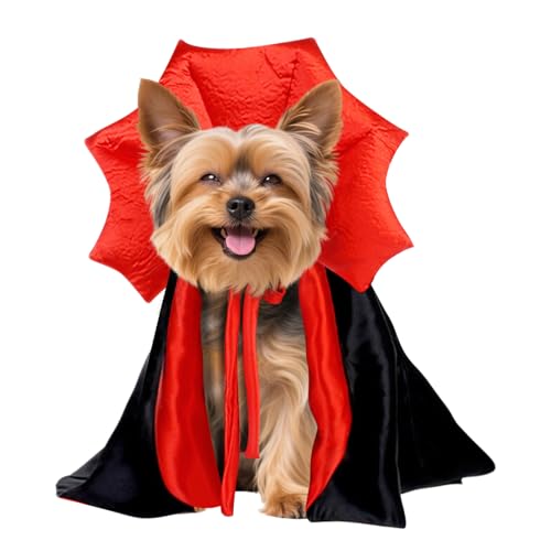 Disfraz Halloween Vampiro para Perros Pequeños S
