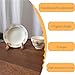 Ceramic Coffee Mugs/Cups set, Chinese Traditional Handmade Porcelain, High-temperature Underglaze, Tea Cups with Handle, Gift for Friends, Girlfriend, Supervisor, Family.(double swallow set)