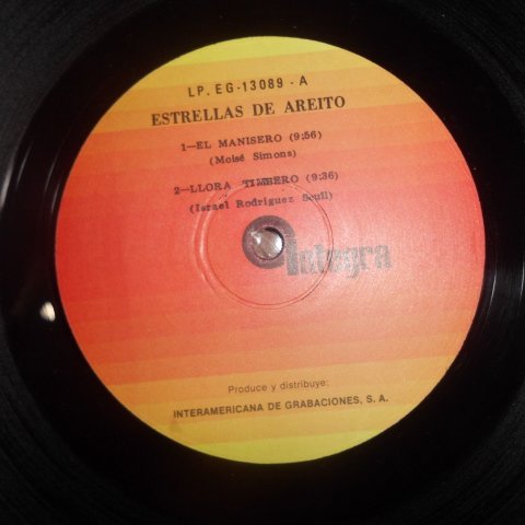 Miniatura 4 de Las Estrellas Areito De Cuba, Vol. 3 -- EG-13089 Vinyl, LP, Album Venezuela 1980