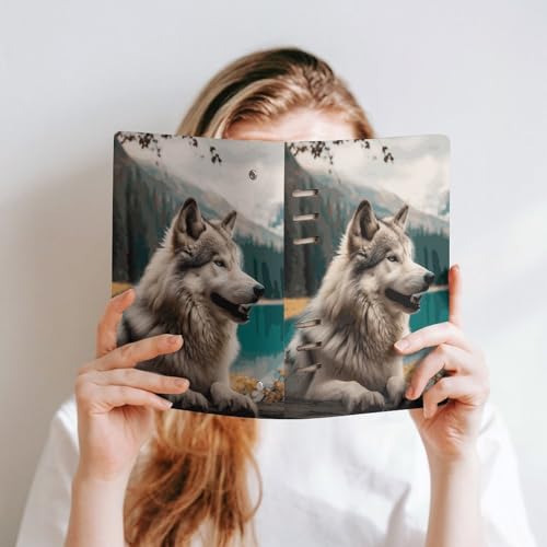 Carnet de notes A5 loup pour le bureau, l'écriture créative et le quotidien - 6