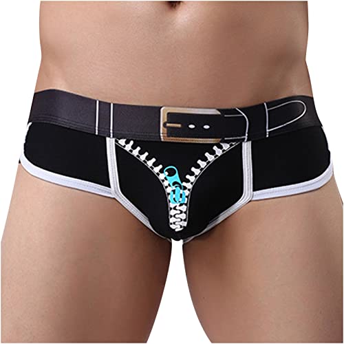 Mens Quick Dry Swimsuit Bikini Briefs Drawstring Low Rise Swim Bottoms with Removable Pad Casual Sports Shorts Swimwear