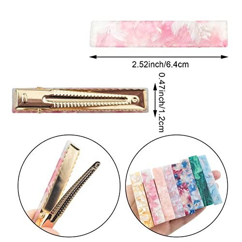 Donleeving 18 Pcs Acrylic Resin Hair Clip thumb #1