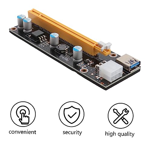 Adaptateur PCI Express à USB riser PCIe pour mining extension stable - 5