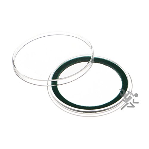 10 Cápsulas Porta Monedas Air-Tite 40.6mm Verde miniatura 1