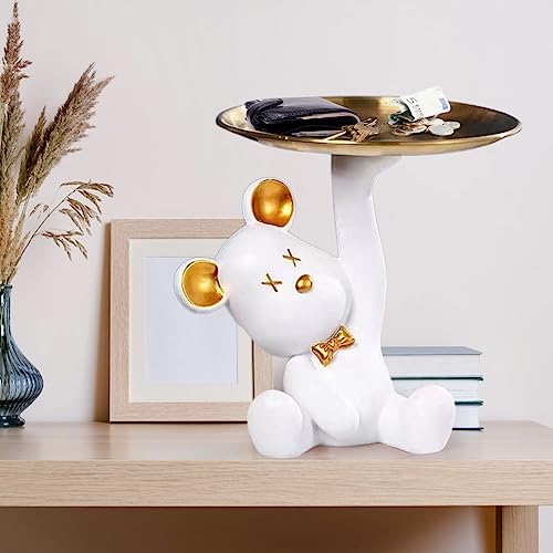 Statue de personnages d'ours riant - Grande boîte