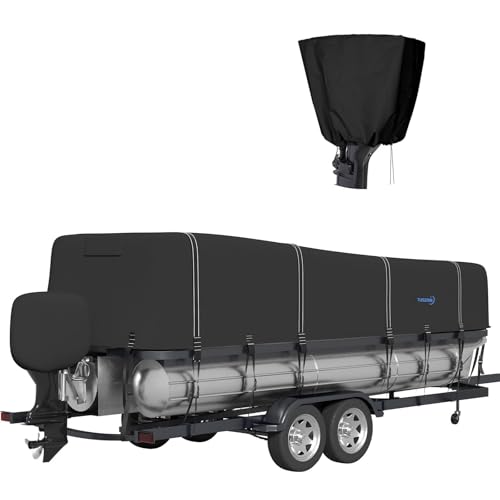 Tuszom 1200D Pontoon Cover 25-28ft