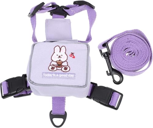 ペット用バックパック かわいいバックパック トラベルジャケット ペット用リード ベストスタイル リード サスペンション サスペンション リード ポリエステル パープル、パープル