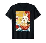 Photo Gallery coniglio mangiare ramen tagliatelle giapponese kawaii anime conigli maglietta Photo Gallery coniglio mangiare ramen tagliatelle giapponese kawaii anime conigli maglietta