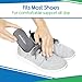 ViveSole Thin Gel Insoles for Women - Plantar Fasciitis Relief for Work Boots & Heels - Shoe Inserts for Flat Feet Arch Support - Orthotics with Metatarsal Pads Foot Cushions for Heel in Shoes
