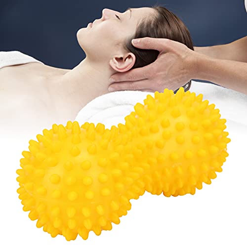 Pallone da massaggio spinoso a forma di arachidi, PVC, punto trigger, tessuto profondo, massaggiante, massaggiatore per mani e piedi, rollball, piedi/corpo intero