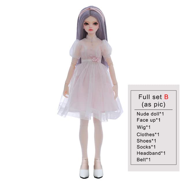 ТоуPRO - Fairyland Minifee Shushu Ԁoll 1/4 BJD full set Resin Тоуs for Kids Gifts for girls Ball jointed Ԁoll FL MNF Luts DM (Fullset B as pic No faceup)