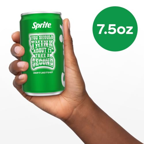 Image of Sprite Lemon-Lime Caffeine Free Soda Soft Drink Mini Cans, 7.5 fl oz, 6 Pack