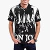 Men's Rock Band Bon Polo Shirt Casual T-Shirt Stylish Soft Breathable Fabric S-4XL for Daily Business and Gatherings #1