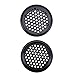 MY MIRONEY 10PCS Air Vents 2Inch(53mm) Black Circular Soffit Vent Stainless Steel Round Mesh Hole Louver Vent for Kitchen,Bathroom,Cabinet,Wardrobe and Shoe Cabinet
