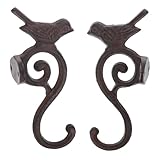 Installation facile : conçus comme des crochets muraux, ils s’installent facilement sur différentes surfaces murales, faisant patères métalliques un accessoire supplémentaire, un support pour suspendre des animaux ou des crochets muraux décoratifs pour manteaux