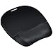 Price comparison product image Fellowes Memory Foam Optical Friendly Mouse Mat with Wrist Support, Black
