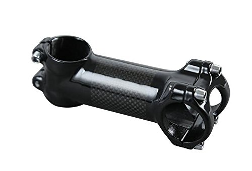 Aluminum Carbon Stem 3K Glossy 31.8 MTB Road Cyclocross TT Bicycle 6 17 Degree 60-120mm