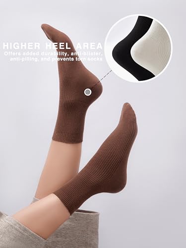 Versatile Crew Socks for Women & Men, Breathable Thin, Combed Cotton Socks for Casual & Formal Wear, Above Ankle4