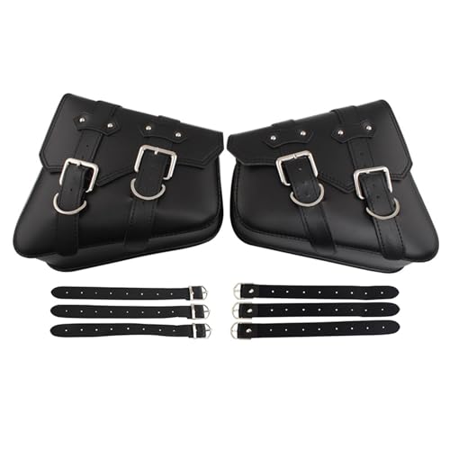 Sacoche de selle moto en PU finition premium pour Thruxton et Bonneville