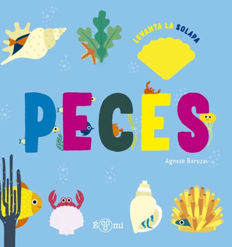 Peces. Libro de cartón con solapas – 0 3. (CUCÚ)