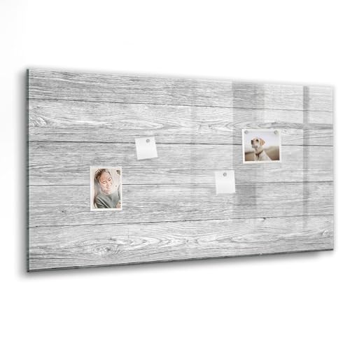Tableau en verre magnétique 120x60 pour l'affichage de notes et rappels en cuisine